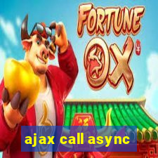 ajax call async